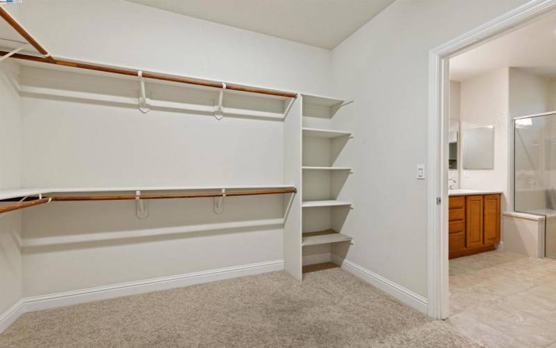 Primary Walk-In Closet