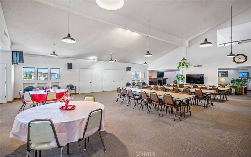 Banquet and meeting facility in the dynamic clubhouse