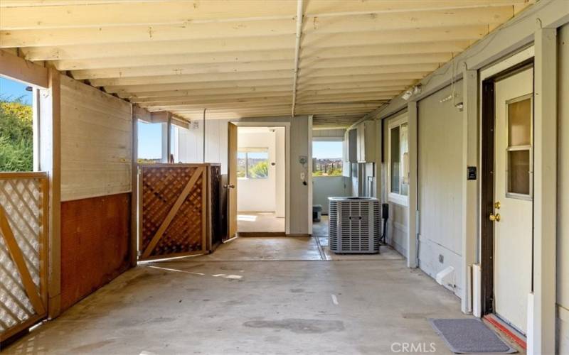 Tandem carport offers lots of room