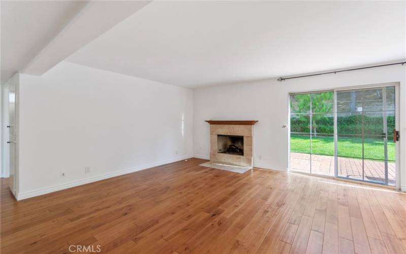 Living Room & Fireplace