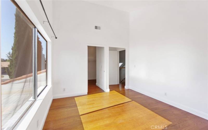 Upstairs Bedroom 1 with Walk in Closet