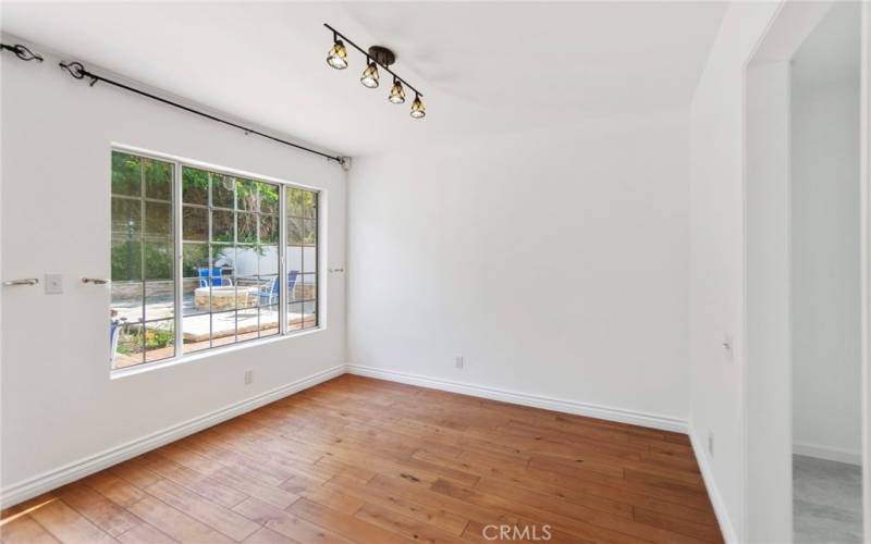 Dining Room & Backyard View