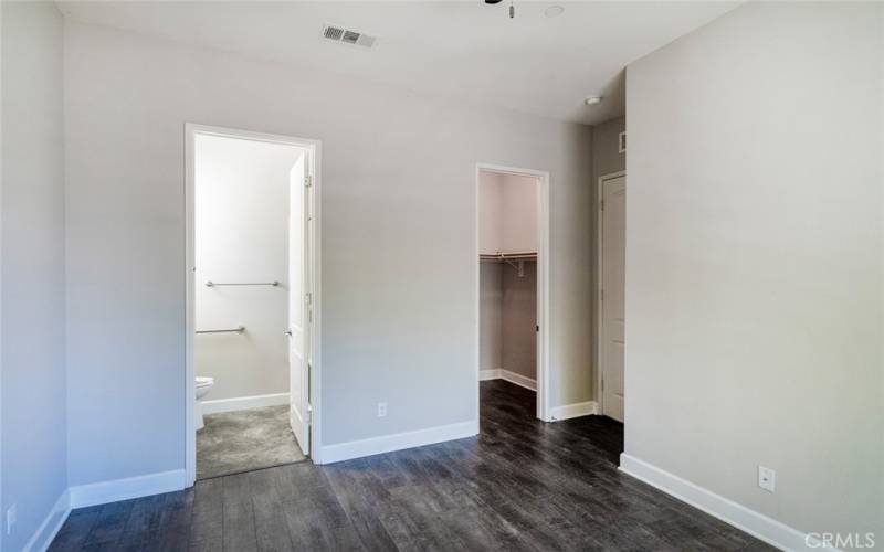 Bedroom 3 walk in closet and bath