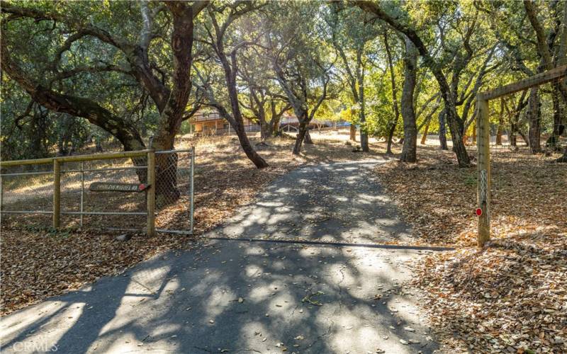 The gated entrance helps maintain your privacy.