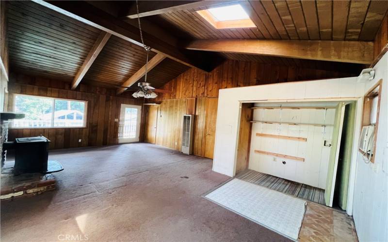 Bedroom 3 Master with fireplace.