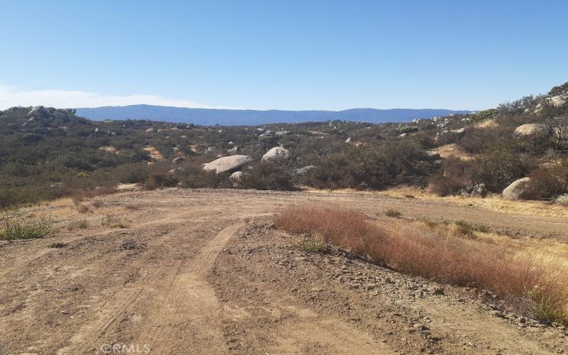 Cleared  areas of lot great views