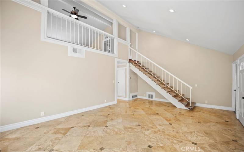 A peak into the loft/bonus room upstairs perfect for recreation or huge office space.