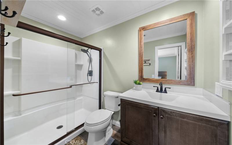 Remodeled primary bathroom