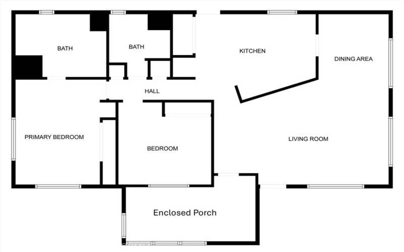 #49 San Rafael approx floor layout - not to scale