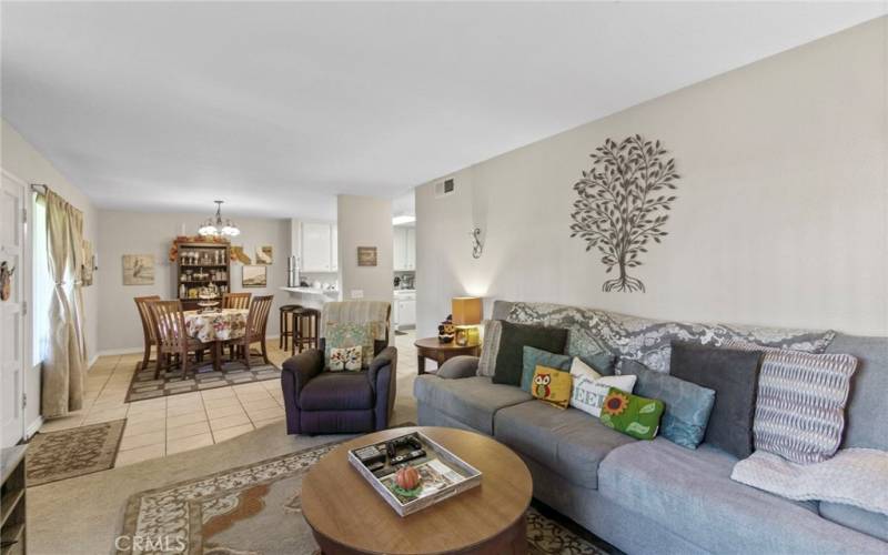 Living Room looking into Dining area