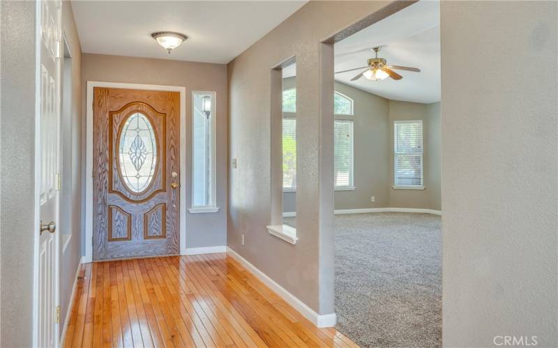 Lovely entry hall with wall niches