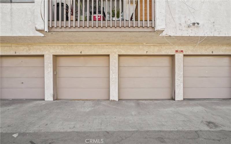 Outside view of garage