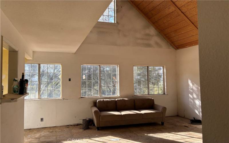 Living room with lots of natural light.