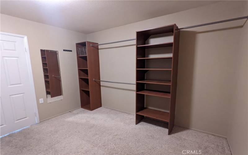 Master bedroom closet