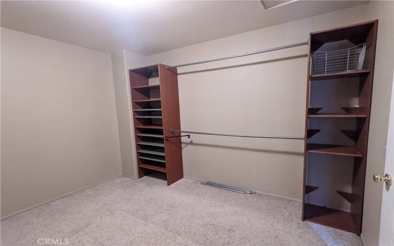 Master bedroom closet