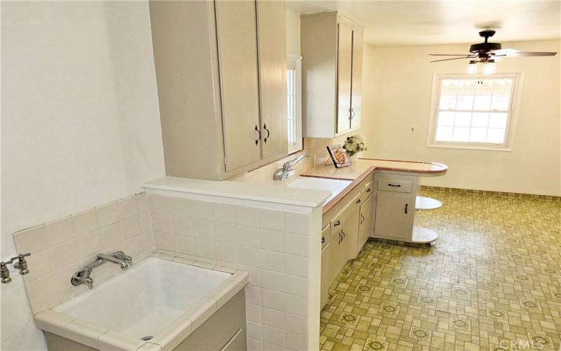 Laundry room  area off the kitchen