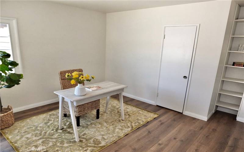 Pretty front bedroom can be accessed from the front entry or hallway