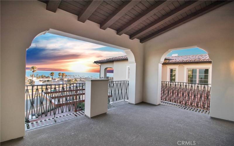 Primary bedroom balcony with ocean breeze