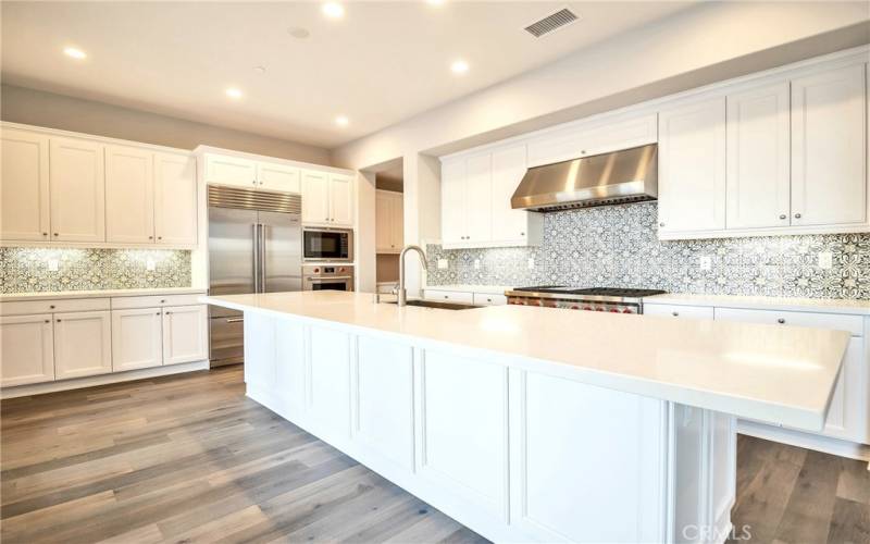 Modern kitchen with Wolf appliances