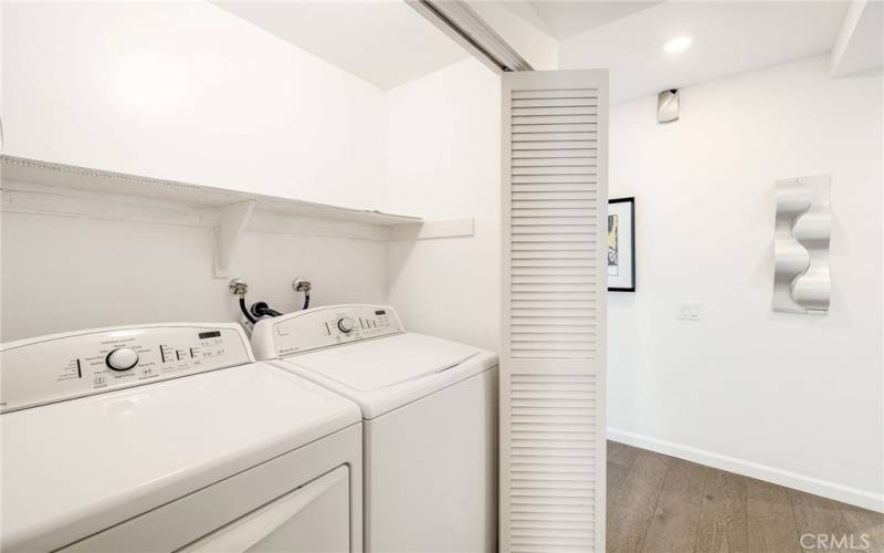 Washer/Dryer hallway closet