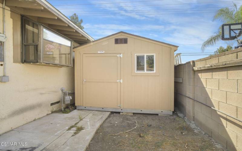 Shed For Additional Storage