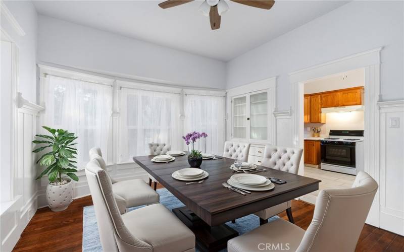 Dining Room with Virtual Staging