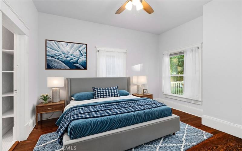 Front Bedroom with Virtual Staging