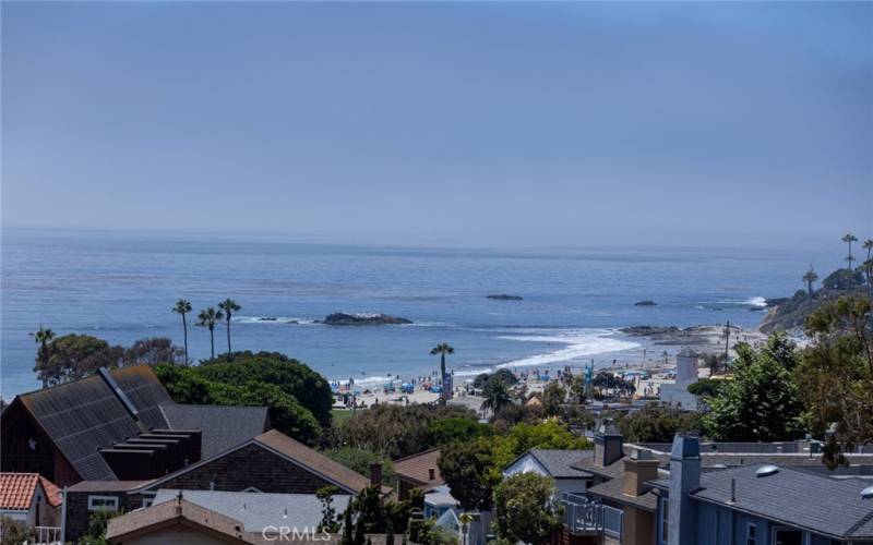 Actual view from the unit.  Whitewater and Main Beach Sandy Views.