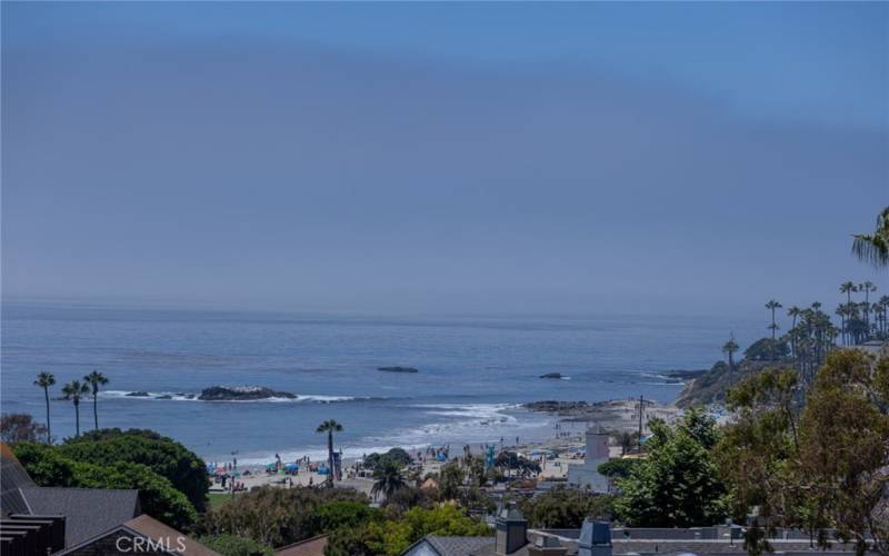 Actual view from the unit.  Whitewater and Main Beach Sandy Views.