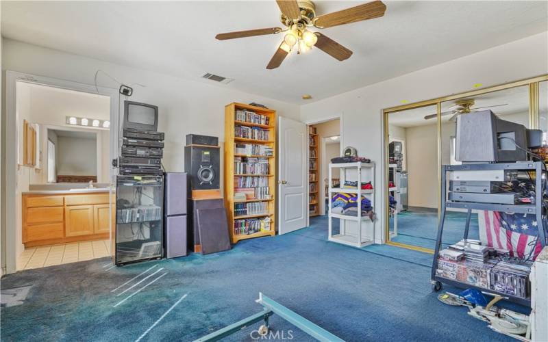 master bedroom and Master bathroom