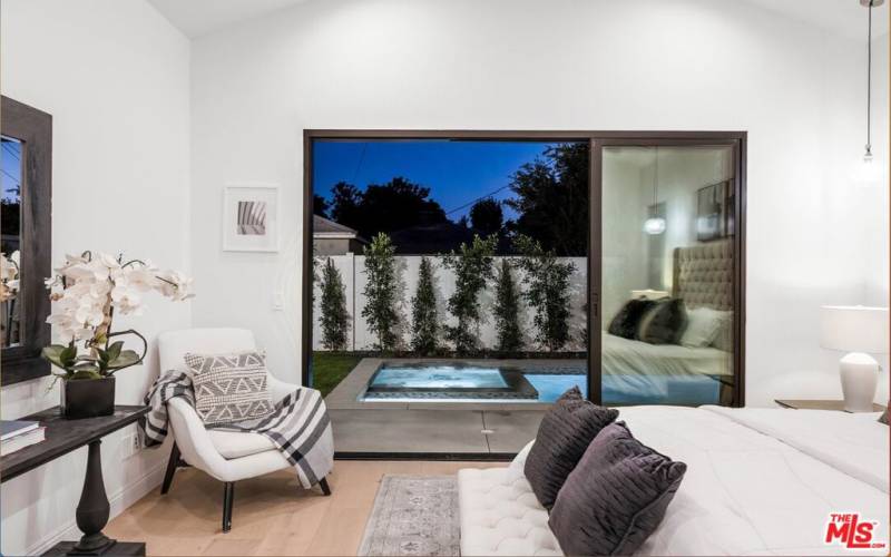 Master Bedroom w/ Backyard View