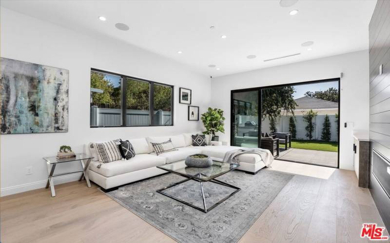 Living Room w/ Backyard View