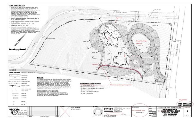 Grading Plan Layout