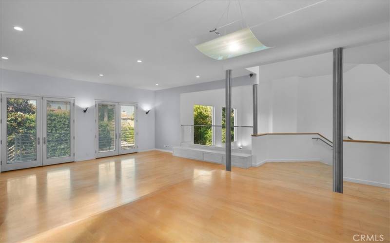 Dining Room overlooking the Living Room