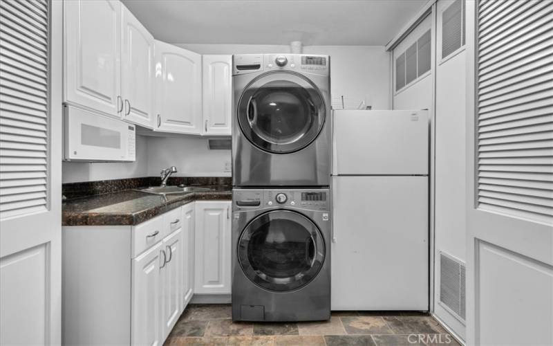 Laundry Room and downstairs kitchenette