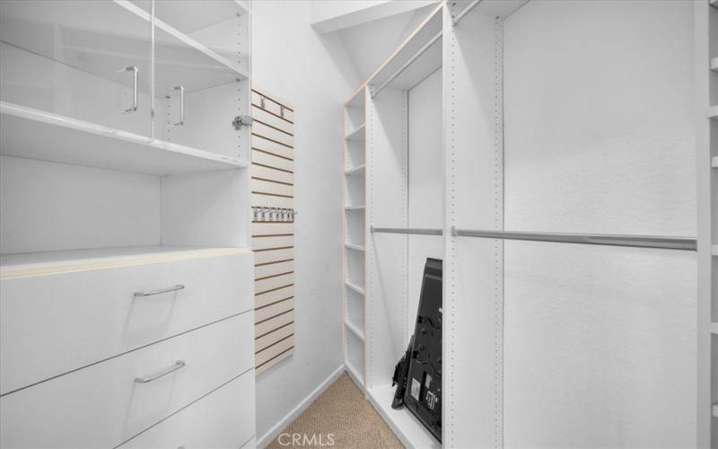 Secondary Bedroom walk in closet across