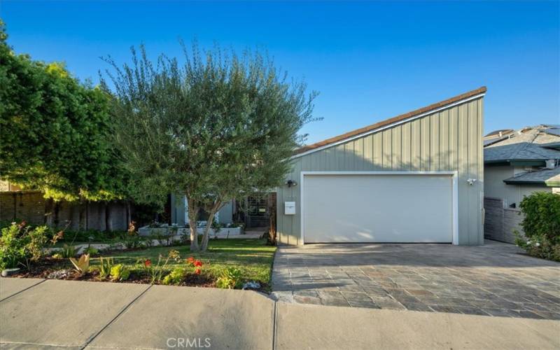 2 car garage w/ custom shelving