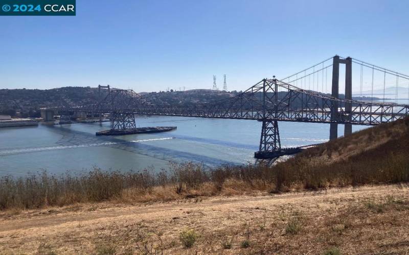 Adjacent to the Carquinez Bridge