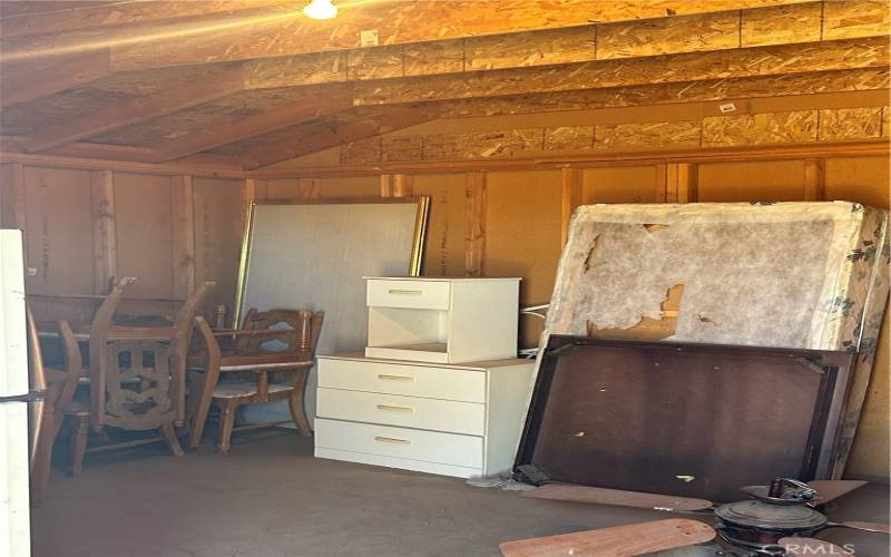 SHED INTERIOR