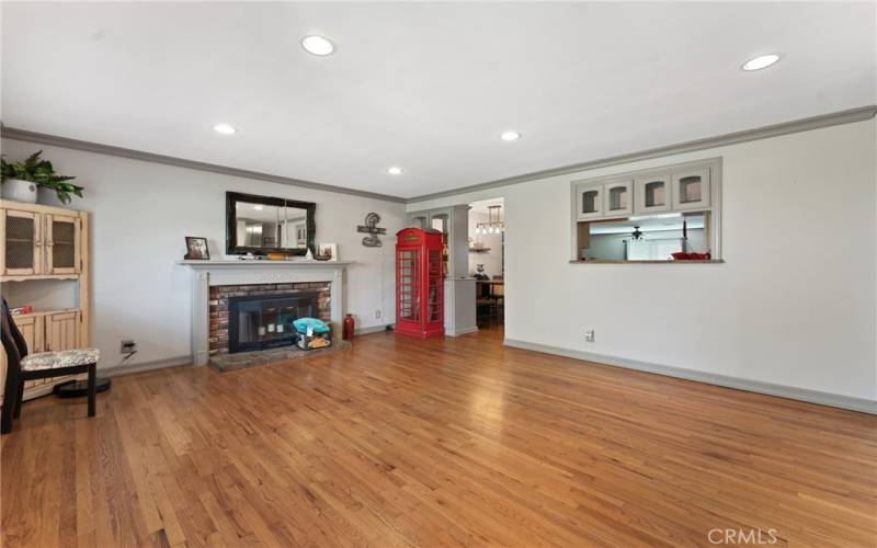 Family Room w/ Fireplace