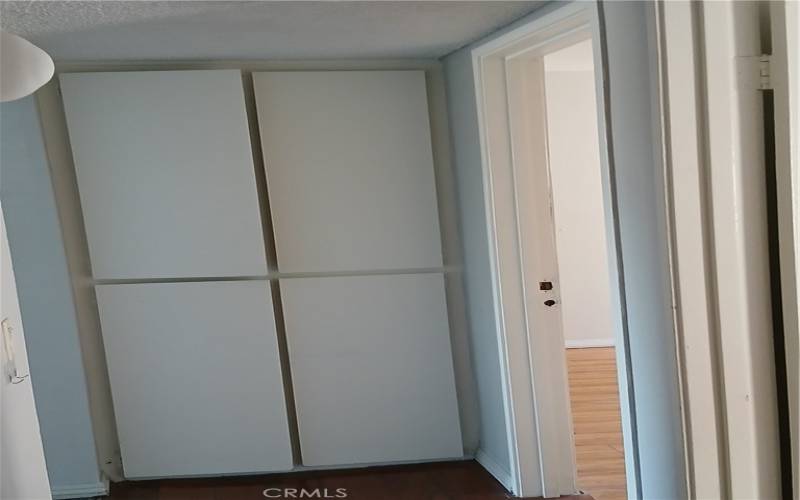 View of linen closet