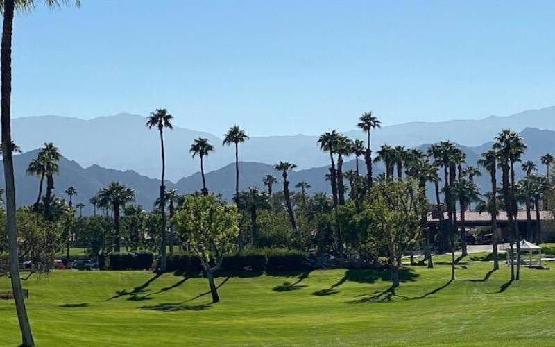 expansive view of mountain range 77767