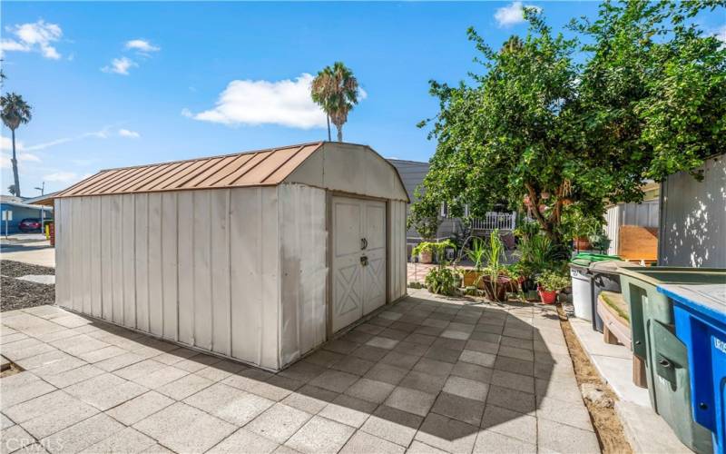 Shed Past Carport