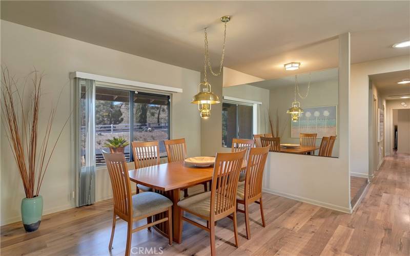 Staged Dining Room-Chandelier Excluded