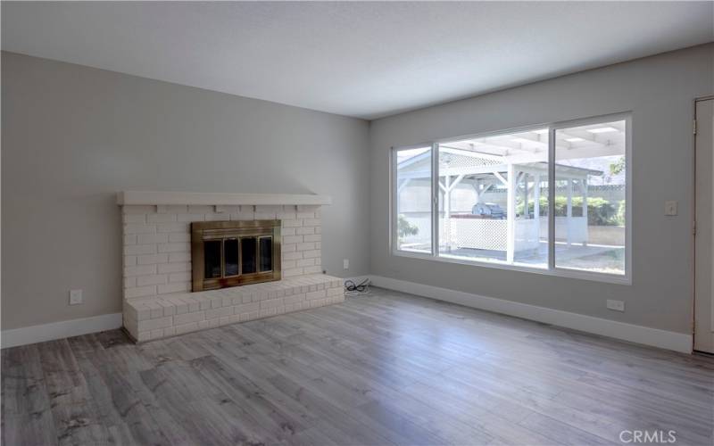 Living Room with Fireplace