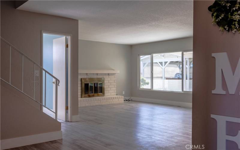 Living Room with Fireplace