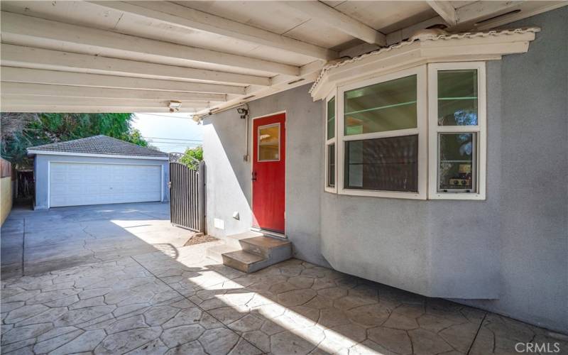 Carport to the Garage