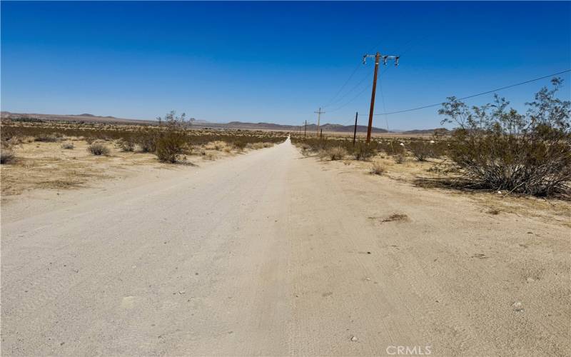 Cascade Road looking North.
