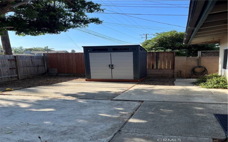 Backyard shed