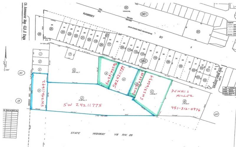 Parcel map of Listing